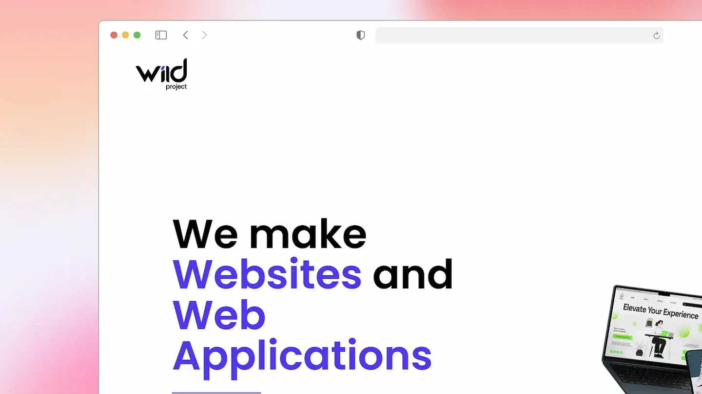 Screenshot Project Wild Project